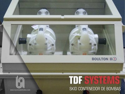 TDF SYSTEMS  - SKID CONTENEDOR DE BOMBAS 