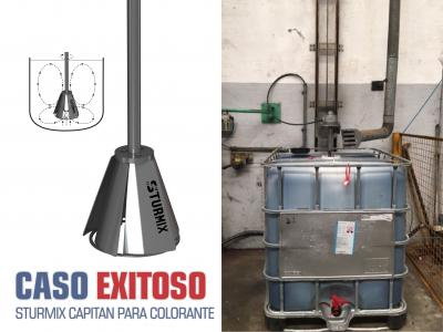 CASO EXITOSO - STURMIX CAPITAN PARA COLORANTES